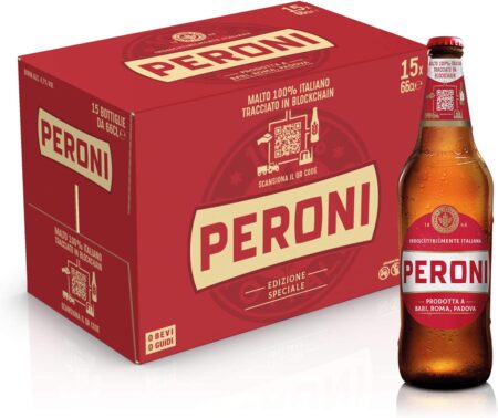 CERVEZA BIRRA PERONI LAGER ITALIANA
