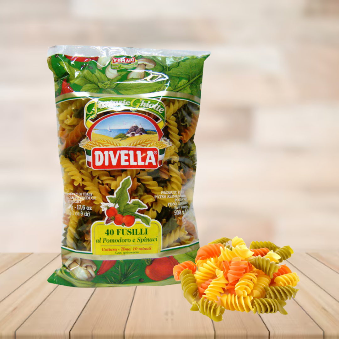 PASTA FUSILLI TRICOLORE DIVELLA 500g - Image 3