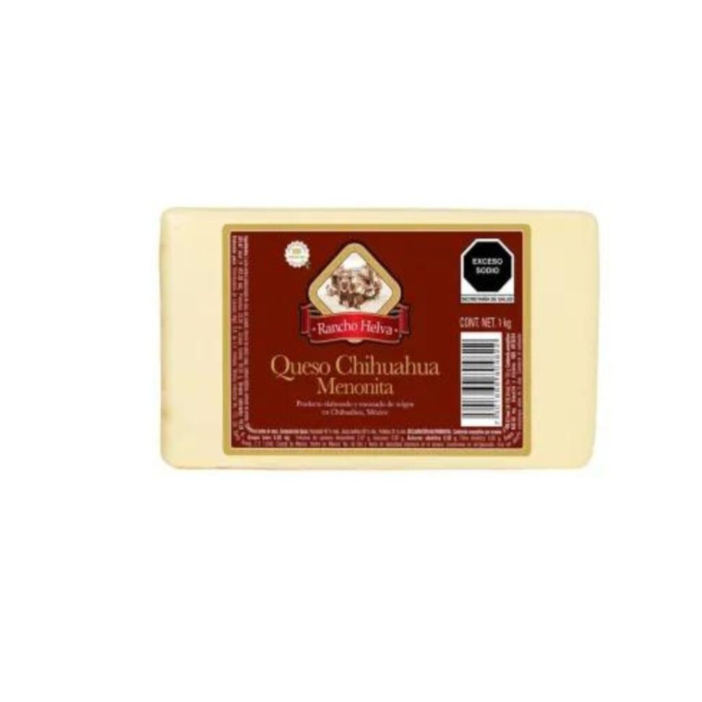 QUESO CHIHUAHUA MENONITA RANCHERO 1kg Cartel Gourmet