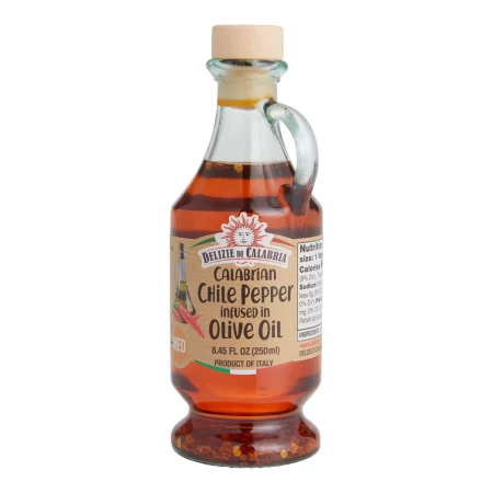 Aceite de Oliva con Chile Peperoncini Calabresi Italia 250ml