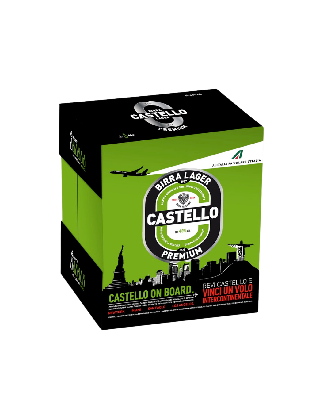 Cerveza Birra IL CASTELLO lager 24 X 330 ML - Image 2
