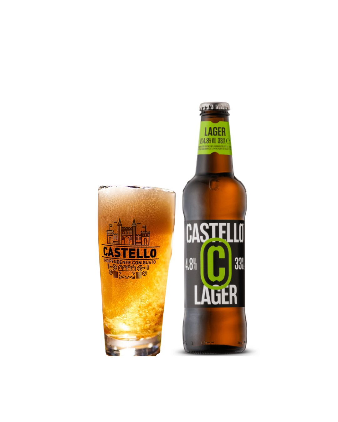 Cerveza Birra IL CASTELLO lager 24 X 330 ML - Image 4