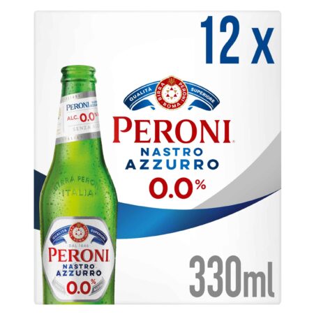 Cerveza Peroni Nastro Azzurro 0.0% 12x330ml